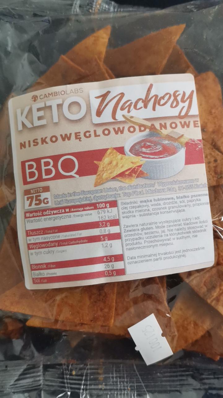 Fotografie - Keto nachosy BBQ CambioLabs