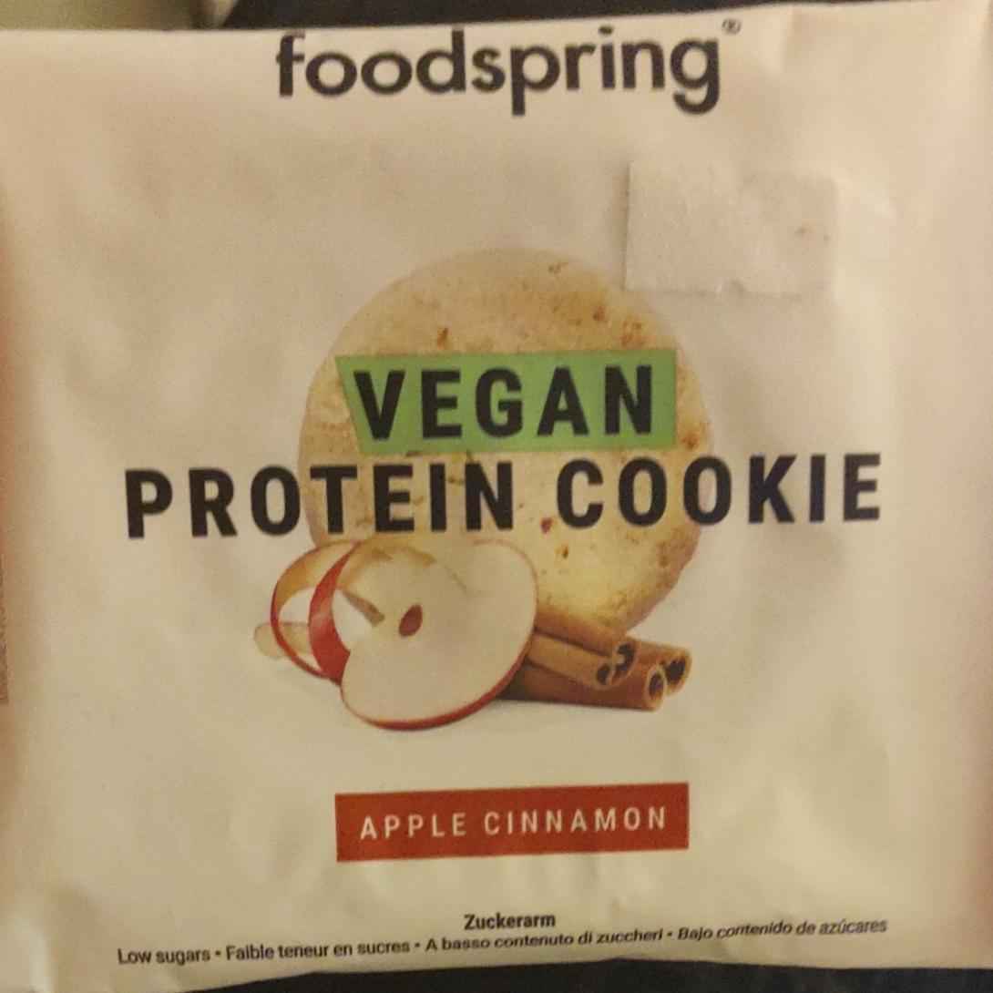 Fotografie - Vegan protein cookie apple cinnamon Foodspring