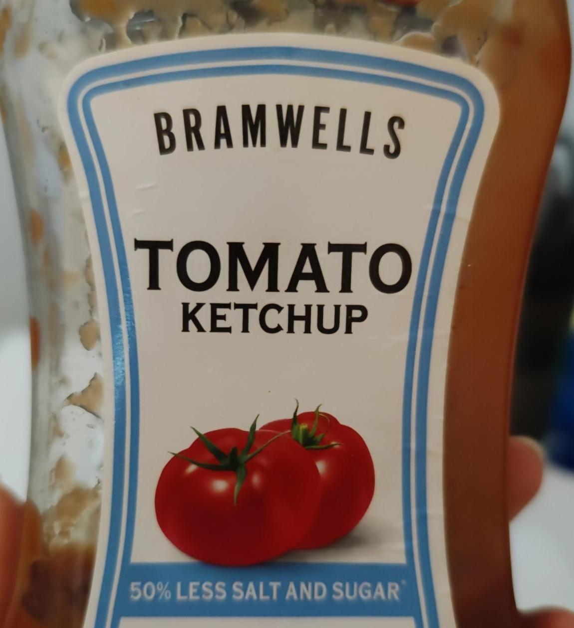 Fotografie - Tomato ketchup 50% less salt and sugar Bramwells