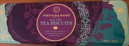 Fotografie - Earl grey tea biscuits Fortnum & Mason