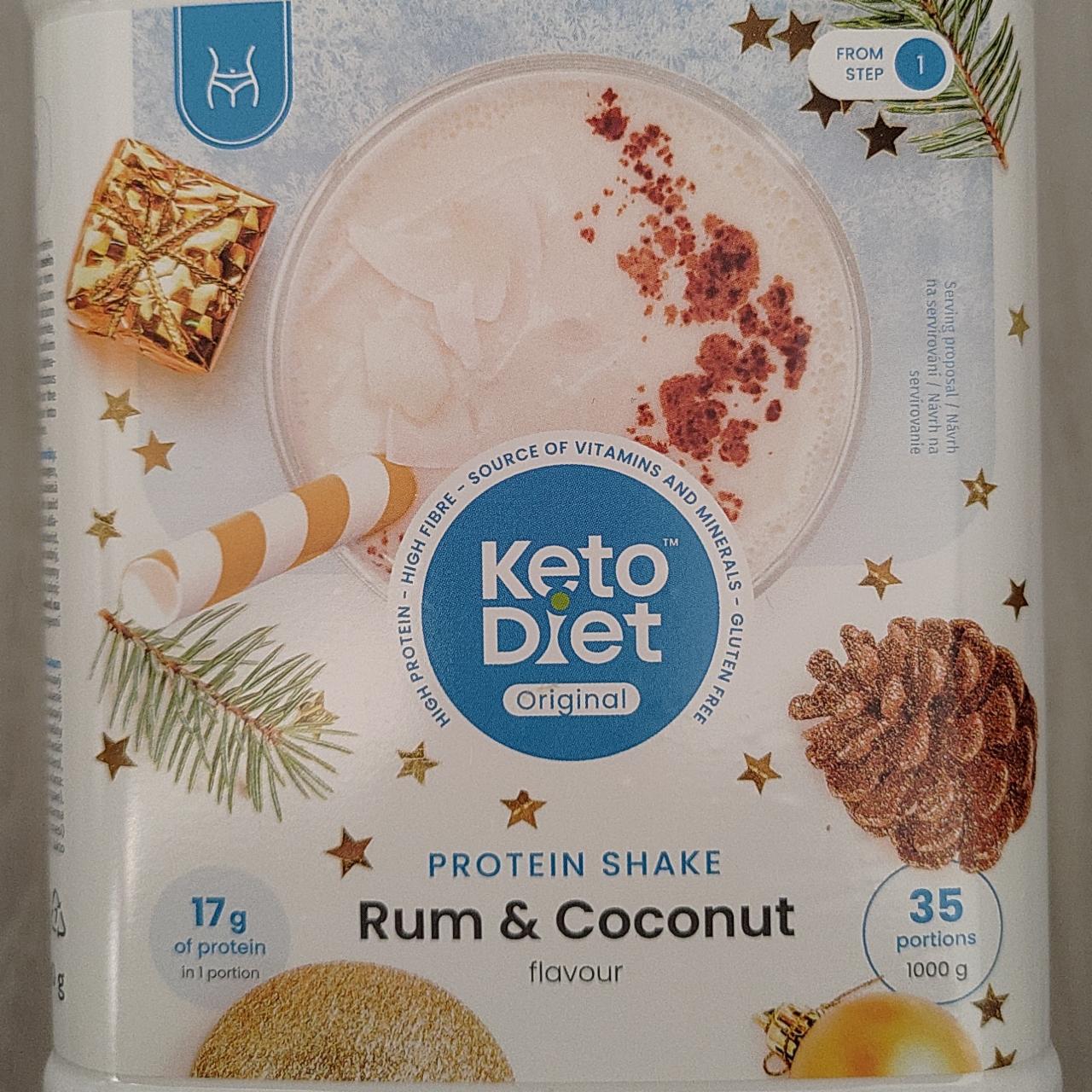 Fotografie - Protein Shake Rum & Coconut KetoDiet