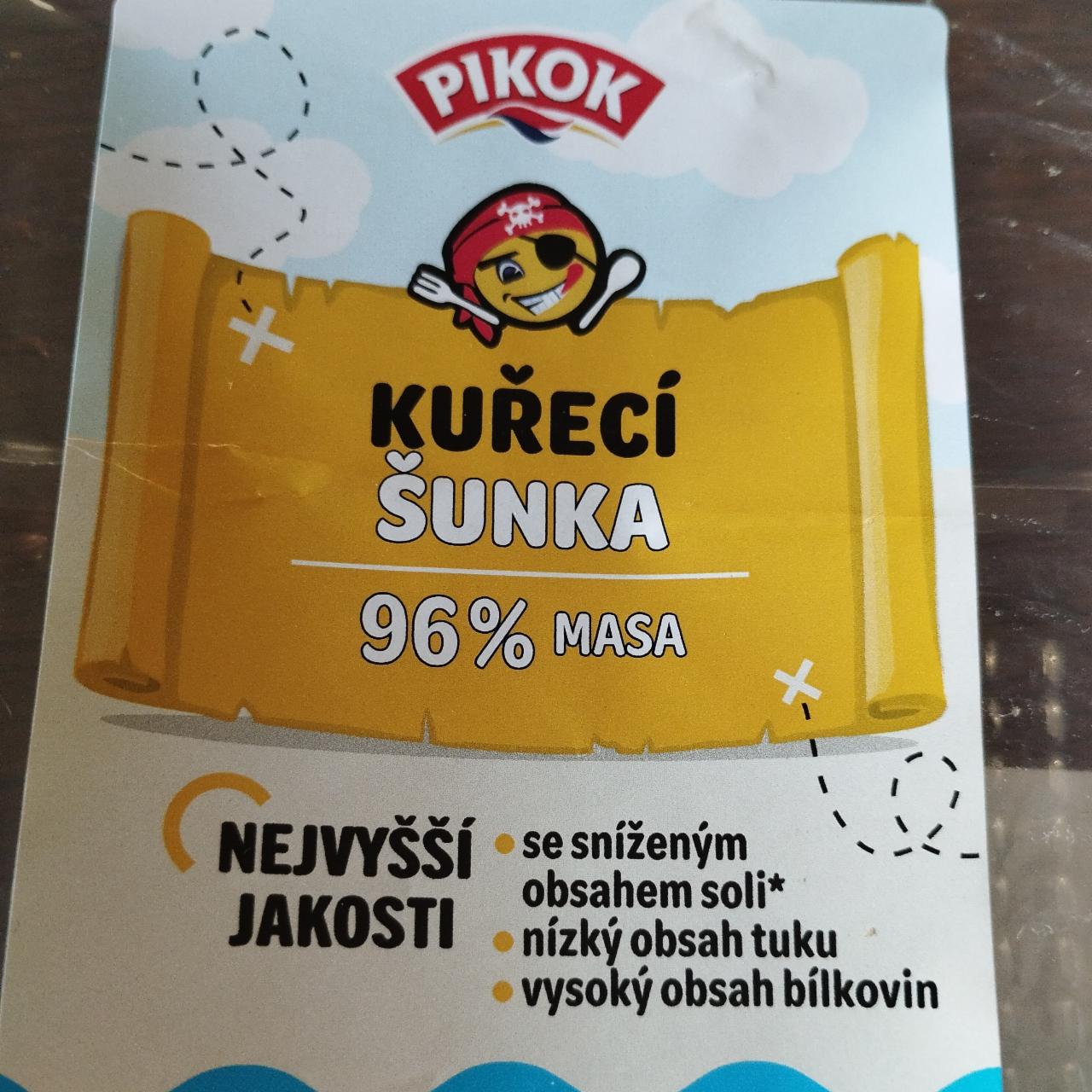 Fotografie - Kuřecí šunka 96% masa Pikok