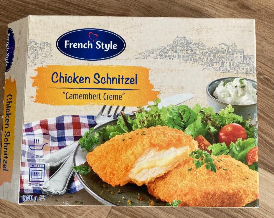 Fotografie - Chicken schnitzel “camembert creme” French style