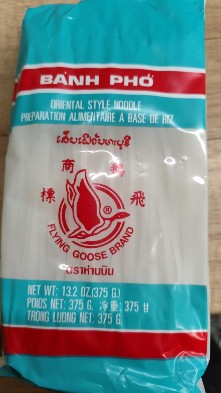 Fotografie - Bánh Phở oriental style noodles Flying goose brand