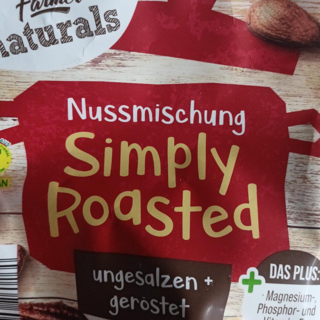 Fotografie - Nussmischung simply roasted Farmer naturals