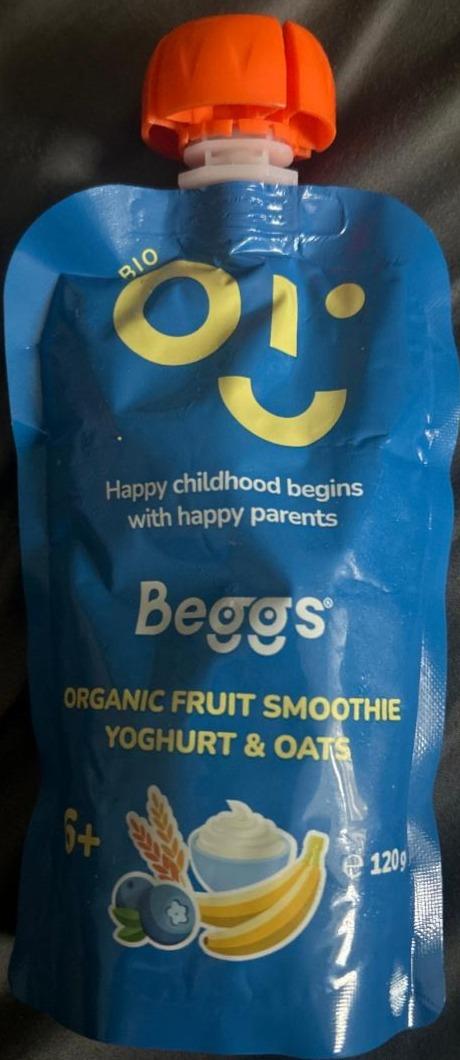 Fotografie - Ovocné smoothie yoghurt oats Beggs