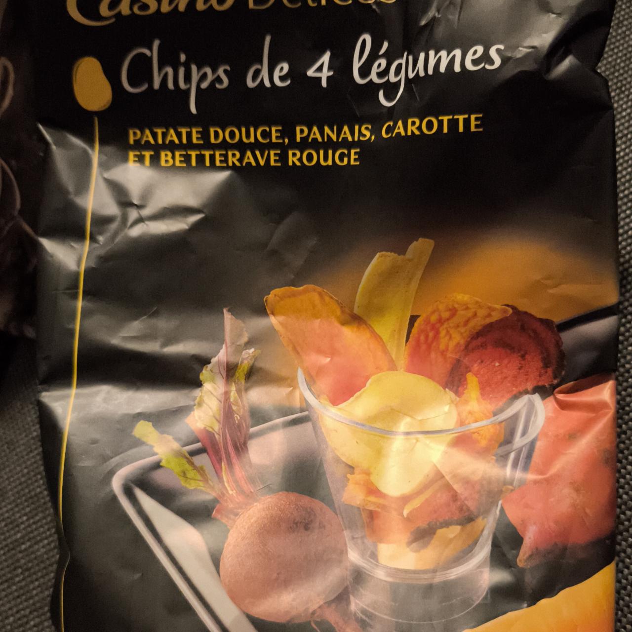 Fotografie - Chips de 4 légumes Casino Délices