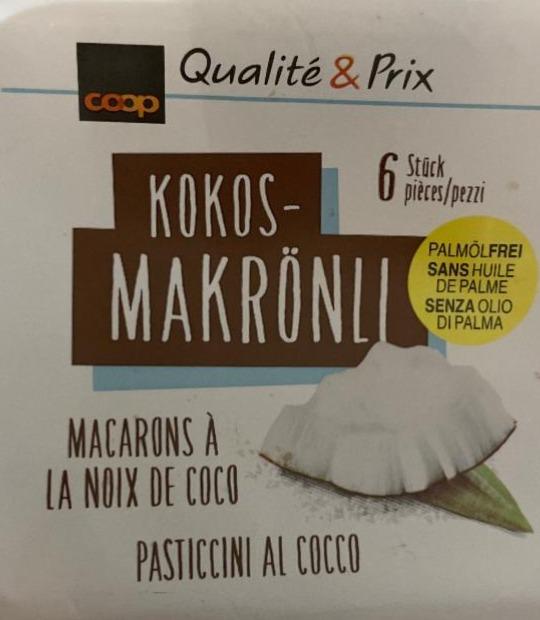 Fotografie - Kokos-makrönli Coop Qualite & Prix