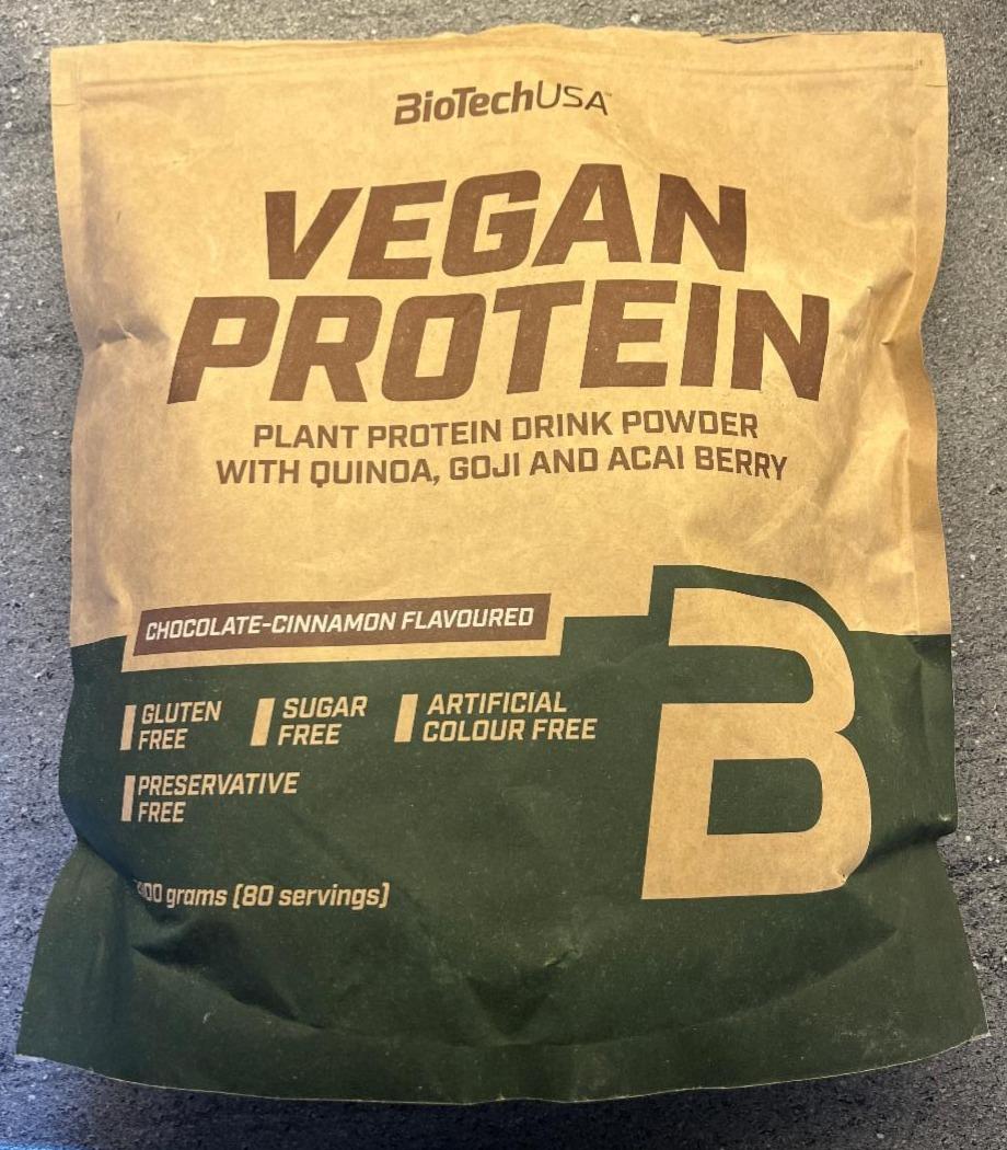 Fotografie - Vegan protein chocolate-cinnamon flavoured BioTechUSA