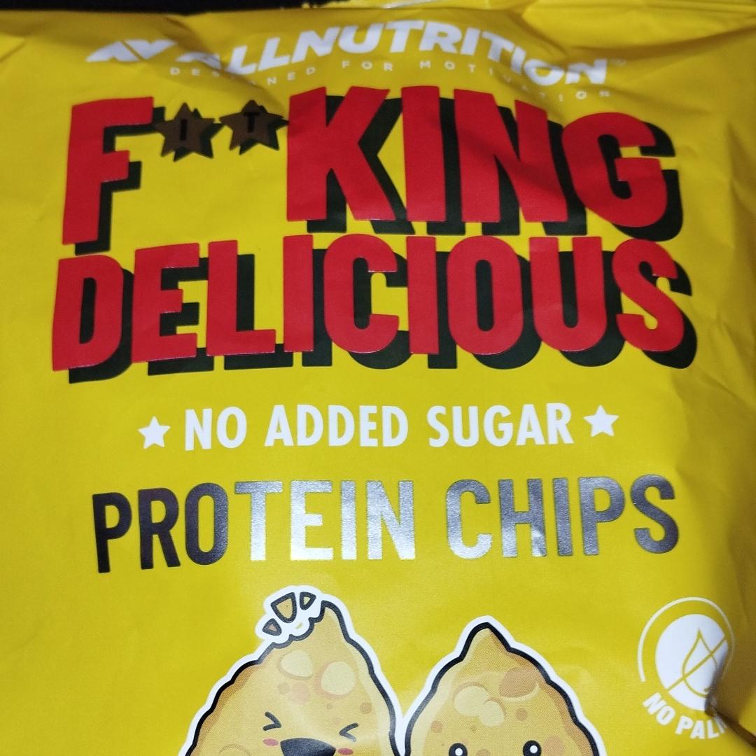 Fotografie - Fitking delicous protein chips cheese & onion Allnutrition