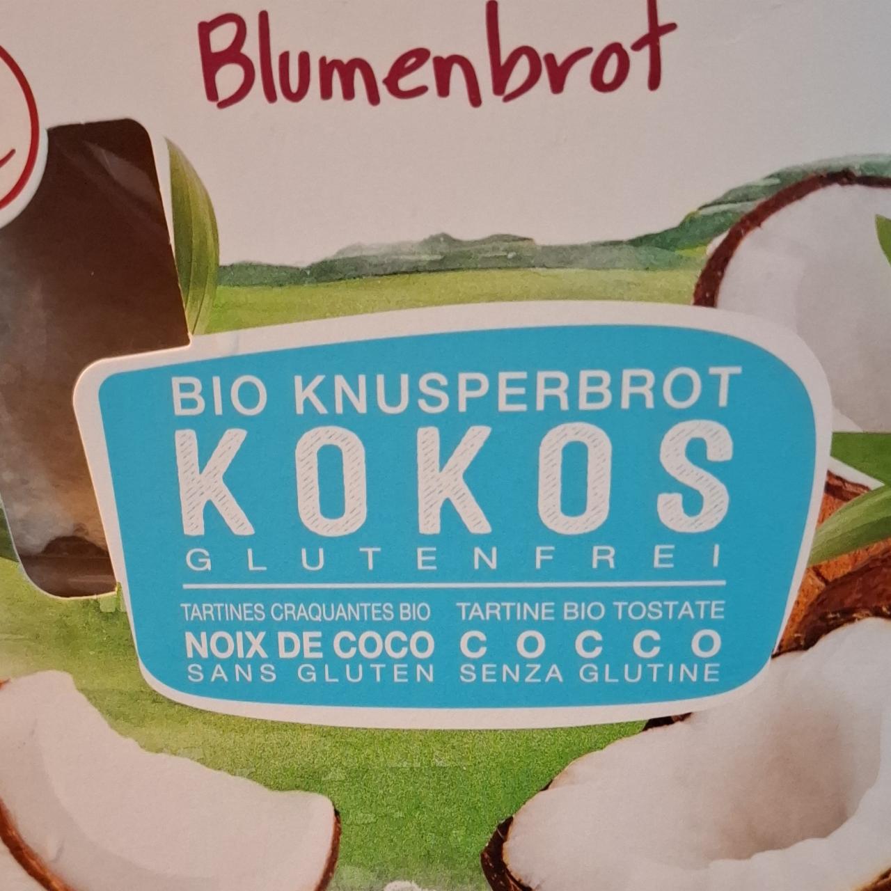 Fotografie - Knusperbrot kokos Blumenbrot Fairtrade