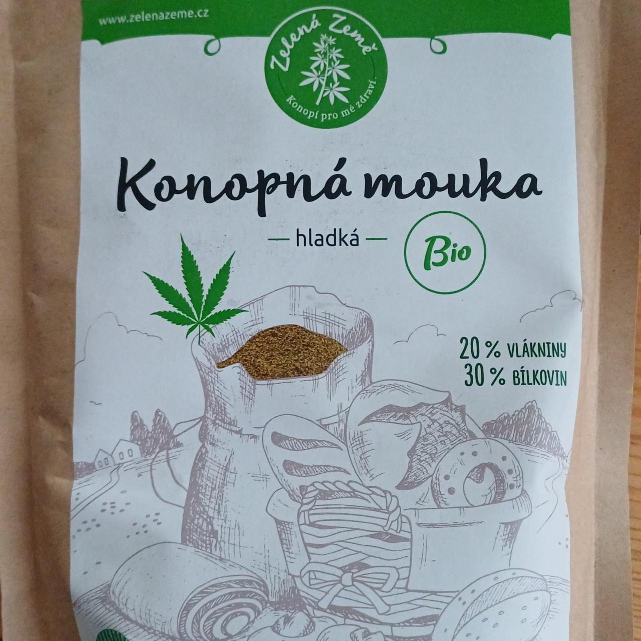 Fotografie - Bio Konopná mouka hladká Zelená Země