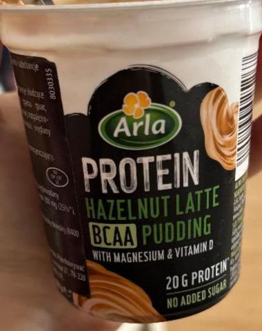 Fotografie - protein hazelnut latte bcaa pudding with magnesium & vitamin D