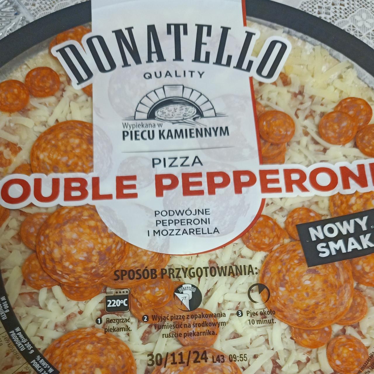 Fotografie - Double pepperoni pizza Donatello