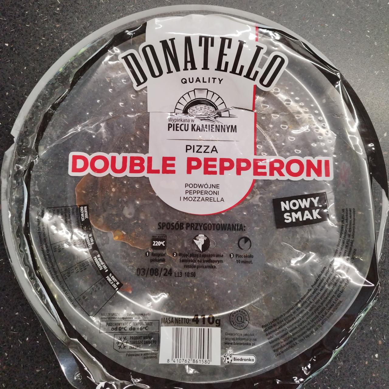 Fotografie - Double pepperoni pizza Donatello
