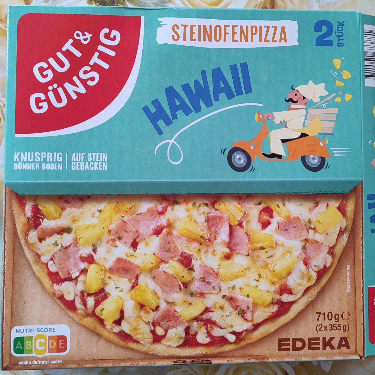 Fotografie - Steinofenpizza hawaii Gut&Günstig