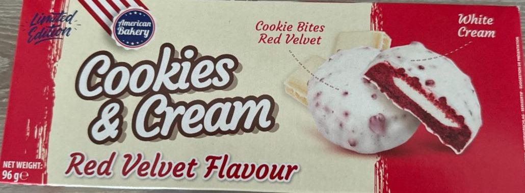 Fotografie - Cookies & cream red velvet flavour American Bakery