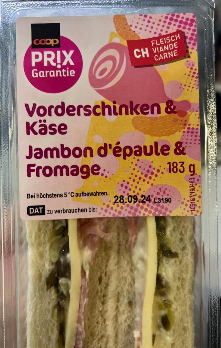 Fotografie - Vorderschinken & käse Coop Prix Garantie