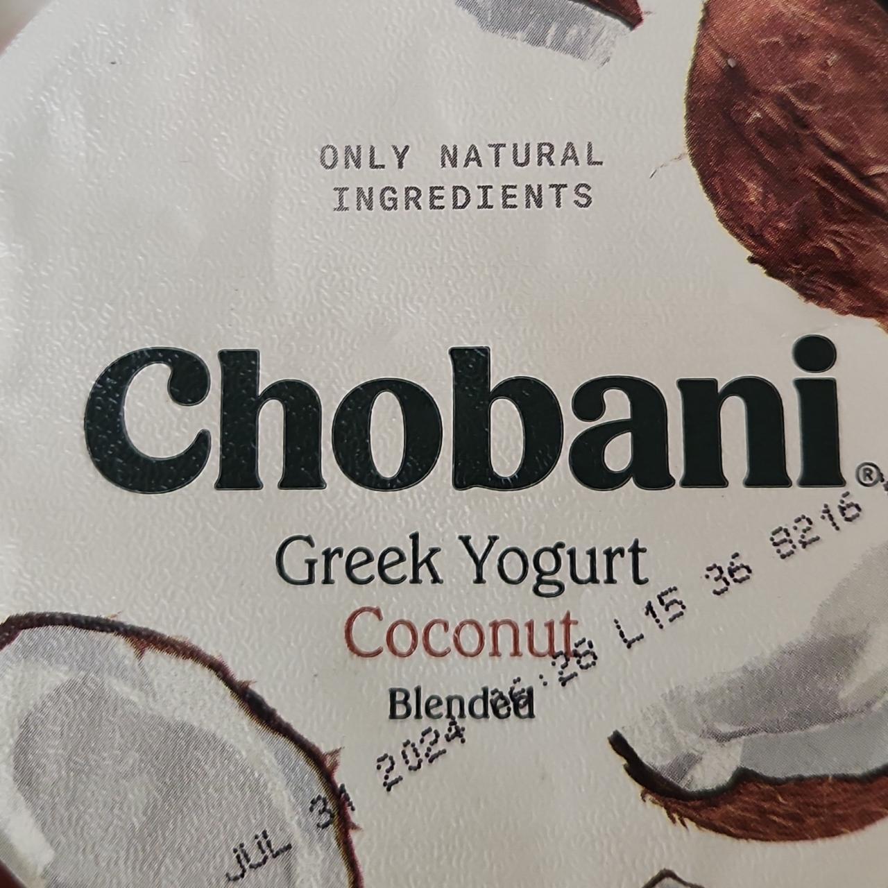 Fotografie - Greek yogurt coconut blended Chobani