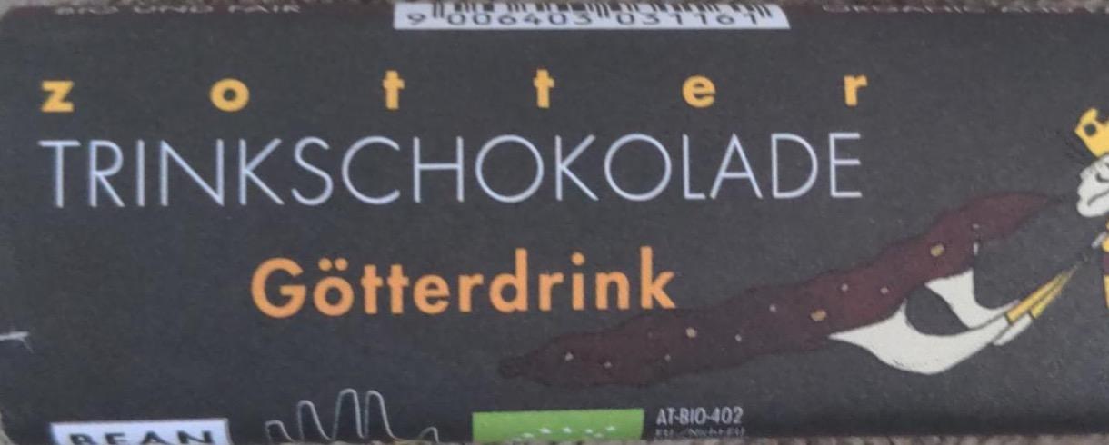 Fotografie - Trinkschokolade götterdrink Zotter