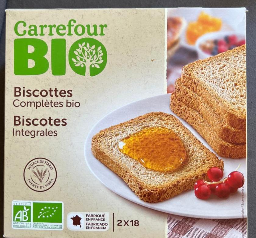 Fotografie - Biscottes Carrefour Bio