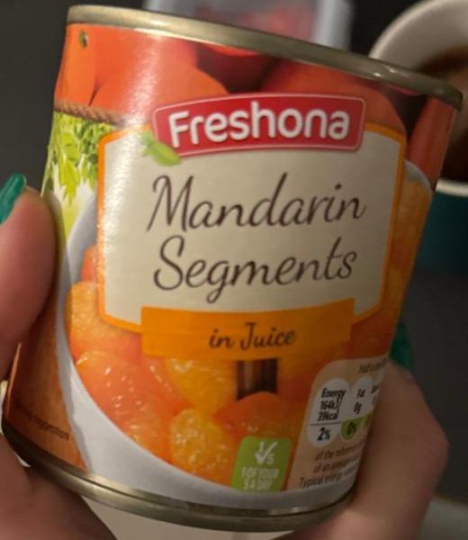 Fotografie - Mandarin segments in juice Freshona