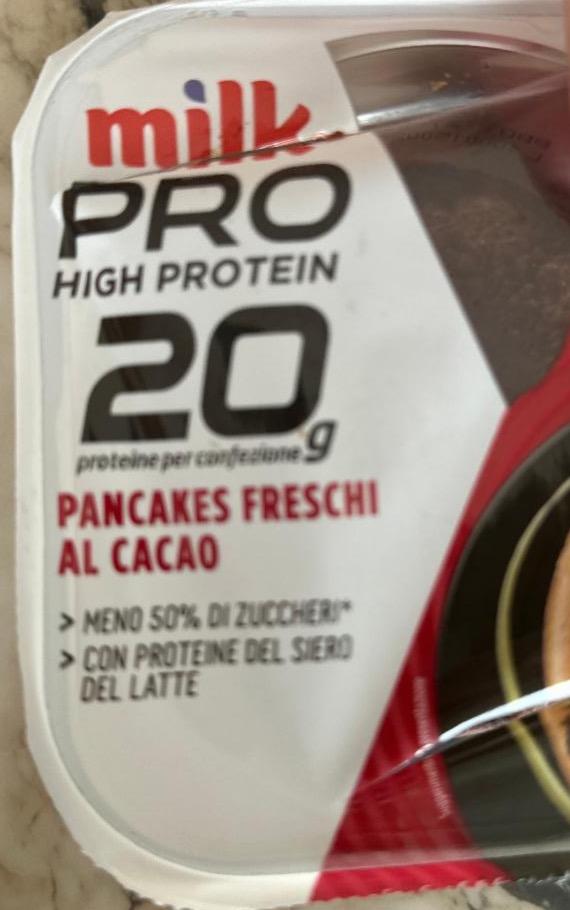 Fotografie - Pancakes freschi al cacao high protein Milkpro