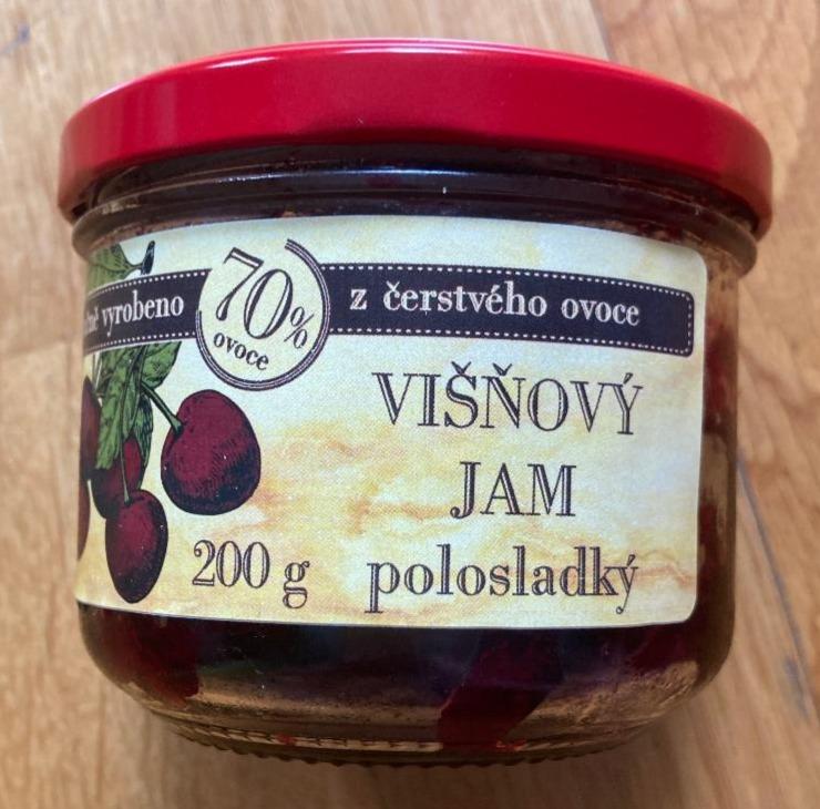 Fotografie - Višňový jam polosladký 70% ovoce Marmeládový Mlýn