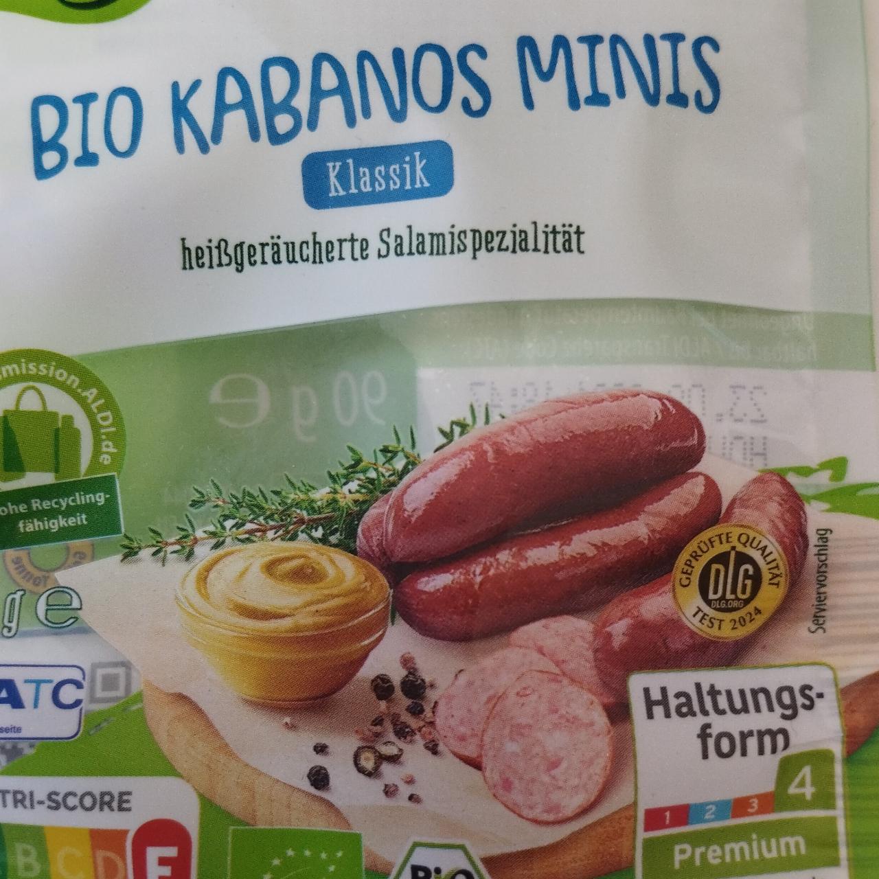 Fotografie - Bio kabanos minis klassik GutBio