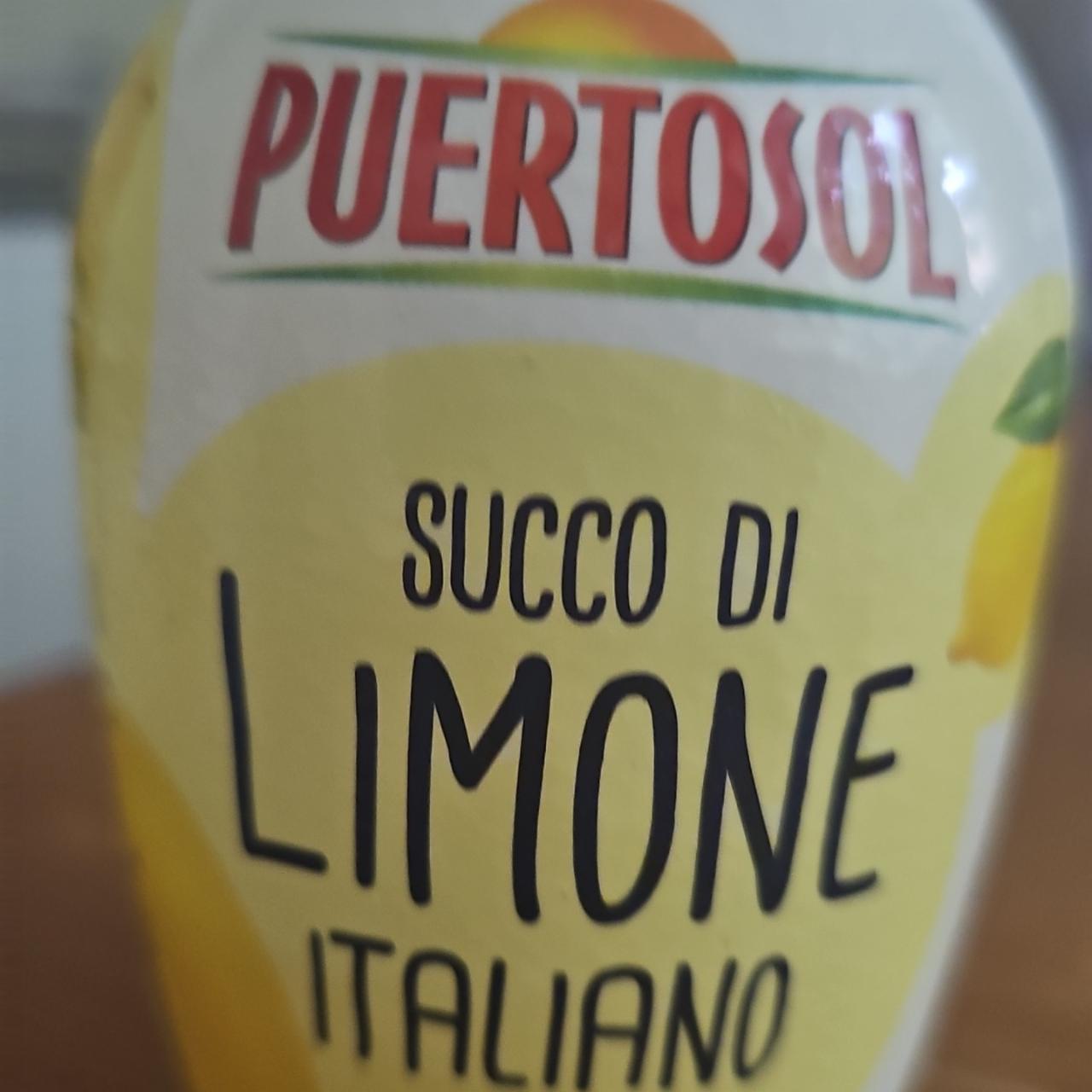 Fotografie - Succo di limone italiano Puertosol