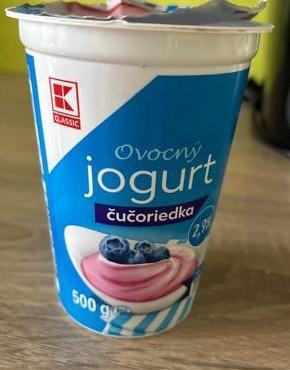 Fotografie - Ovocný jogurt čučoriedka K-Classic