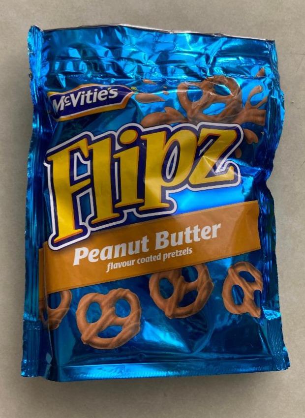 Fotografie - Flipz peanut butter flavour coated pretzels McVitie´s