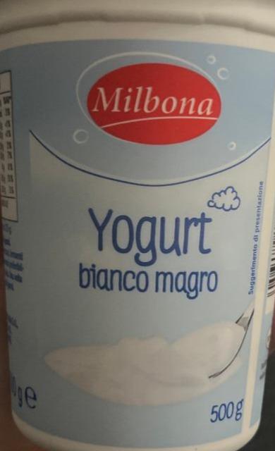 Fotografie - Yogurt bianco magro Milbona