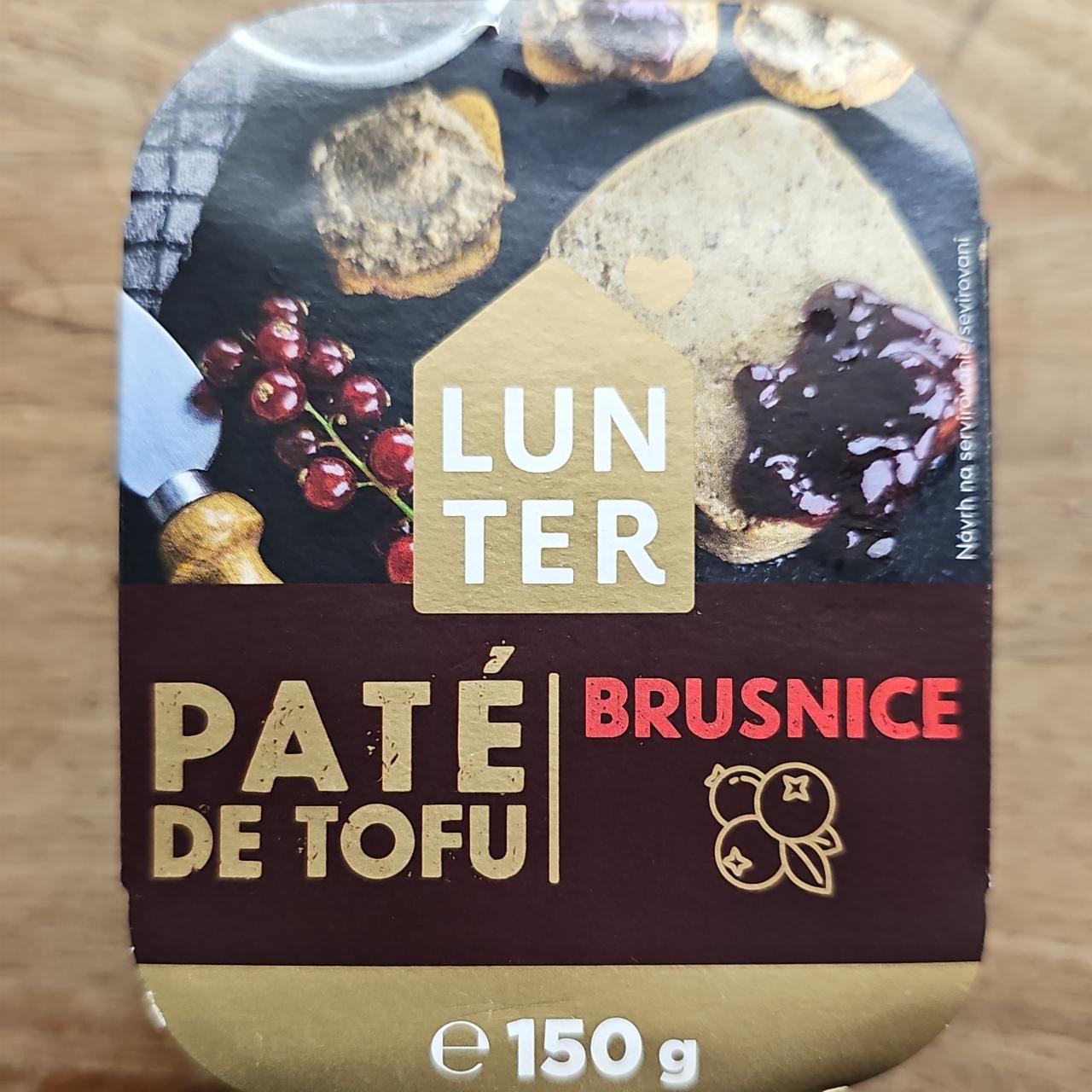 Fotografie - Paté de tofu brusnice Lunter