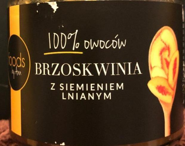 Fotografie - Brzoskwinia z siemieniem lnianym Foods by Ann