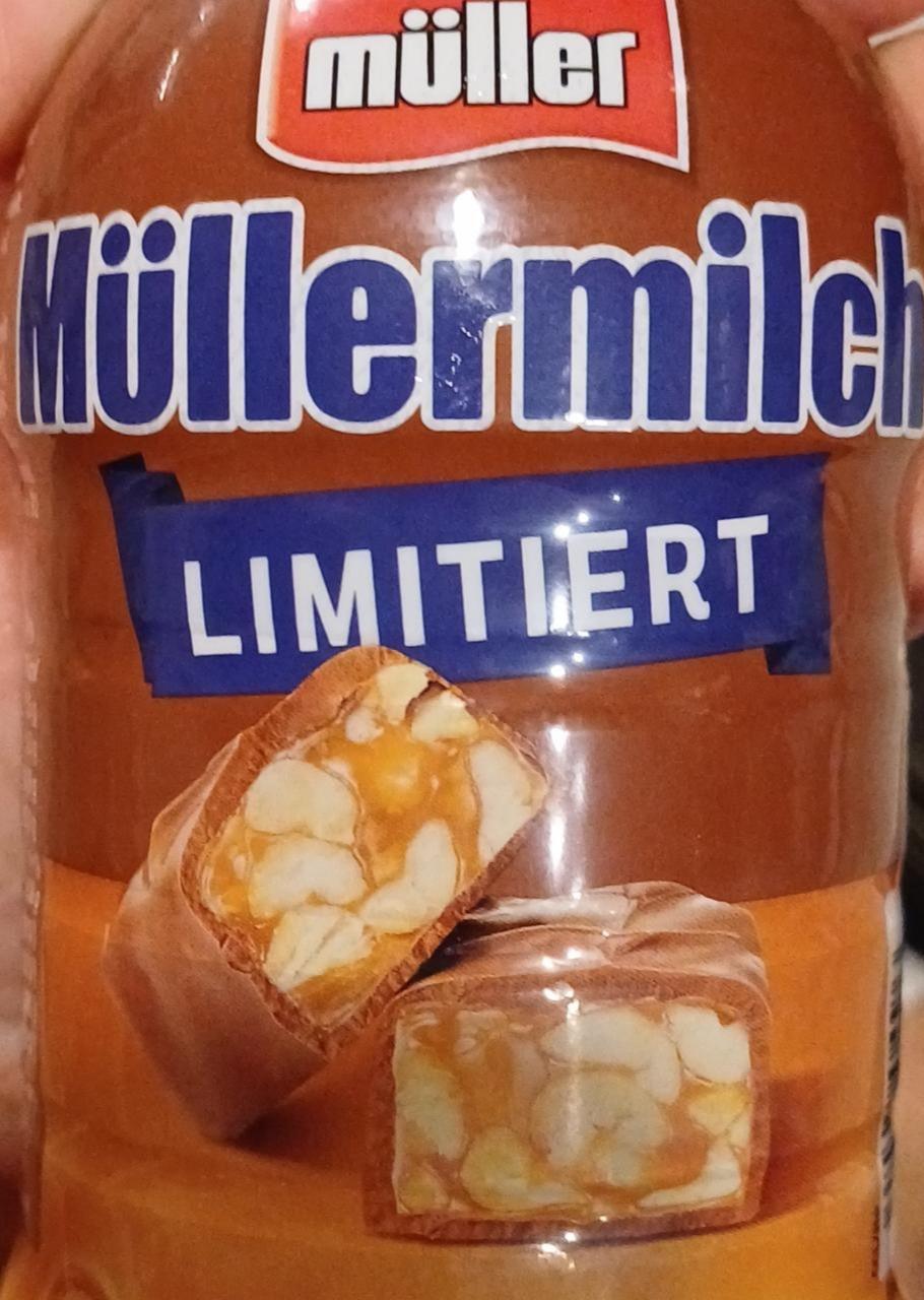 Fotografie - Müllermilch limited choco-peanut caramel Müller