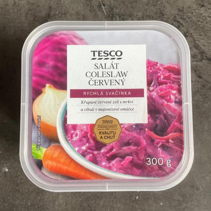 Fotografie - Salát coleslaw červený Tesco