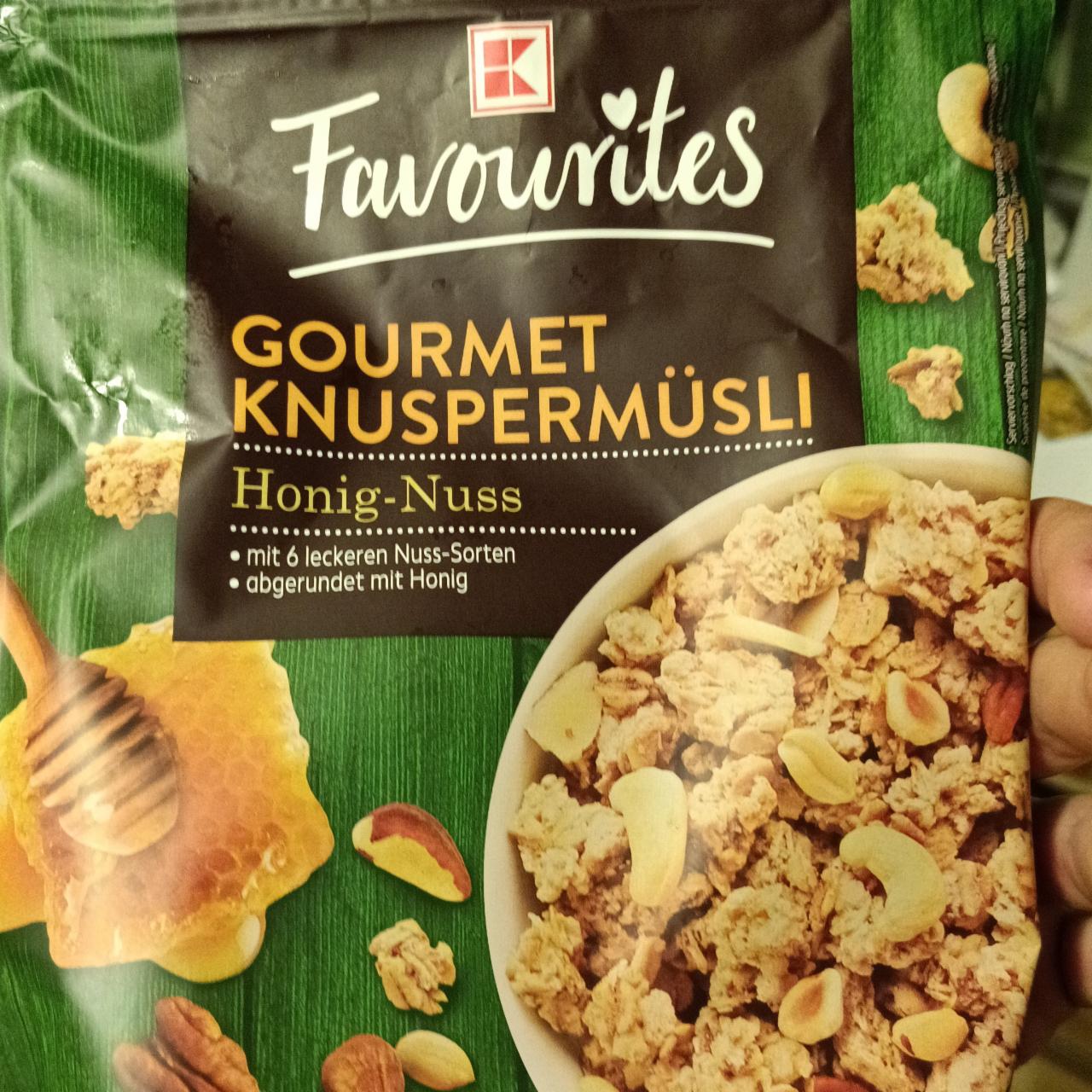 Fotografie - Gourmet knuspermüsli honig-nuss K-Favourites