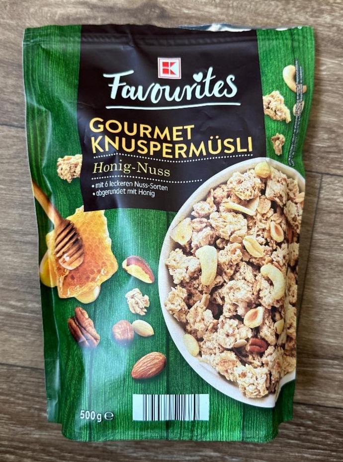 Fotografie - Gourmet knuspermüsli honig-nuss K-Favourites