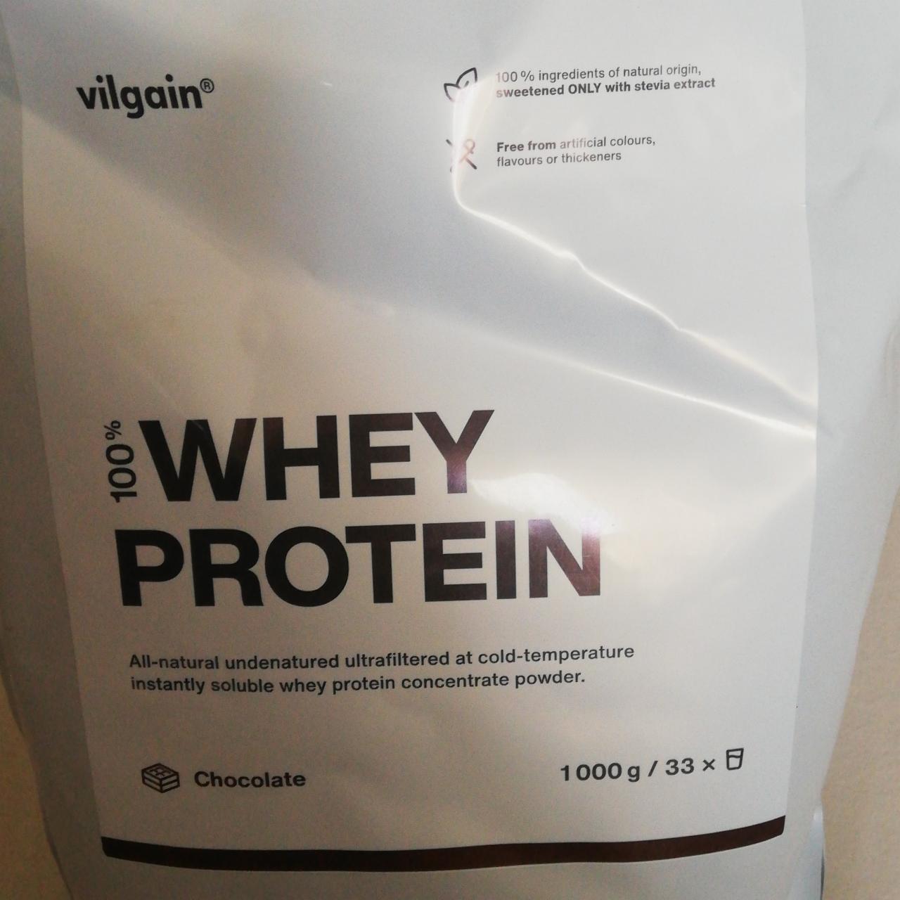 Fotografie - 100% whey protein chocolate Vilgain