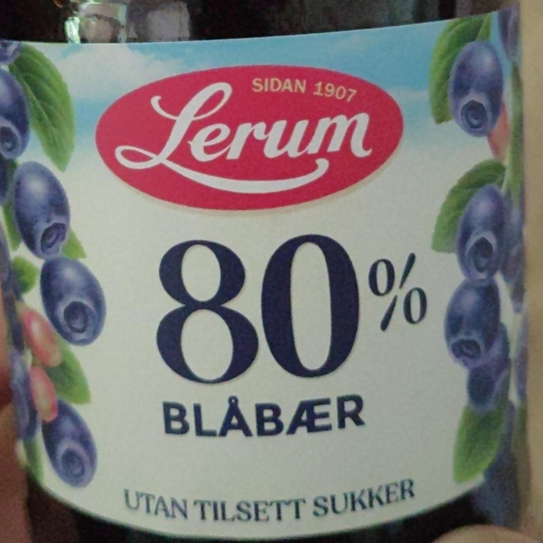 Fotografie - Blåbær 80% Lerum