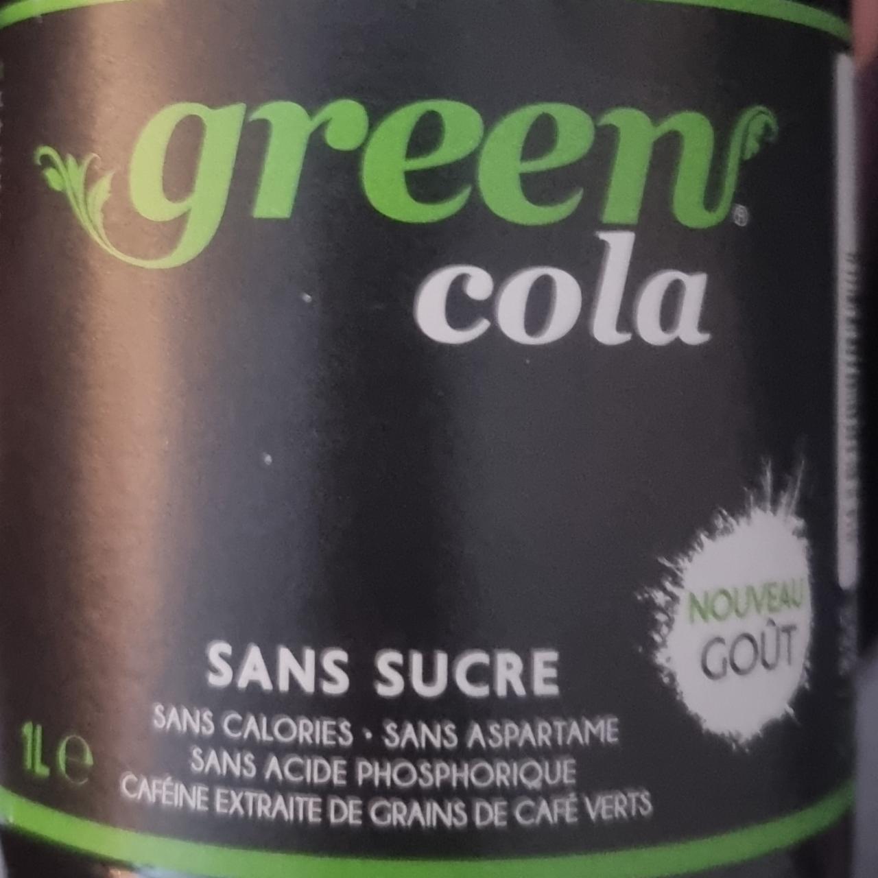 Fotografie - Cola sans sucre Green