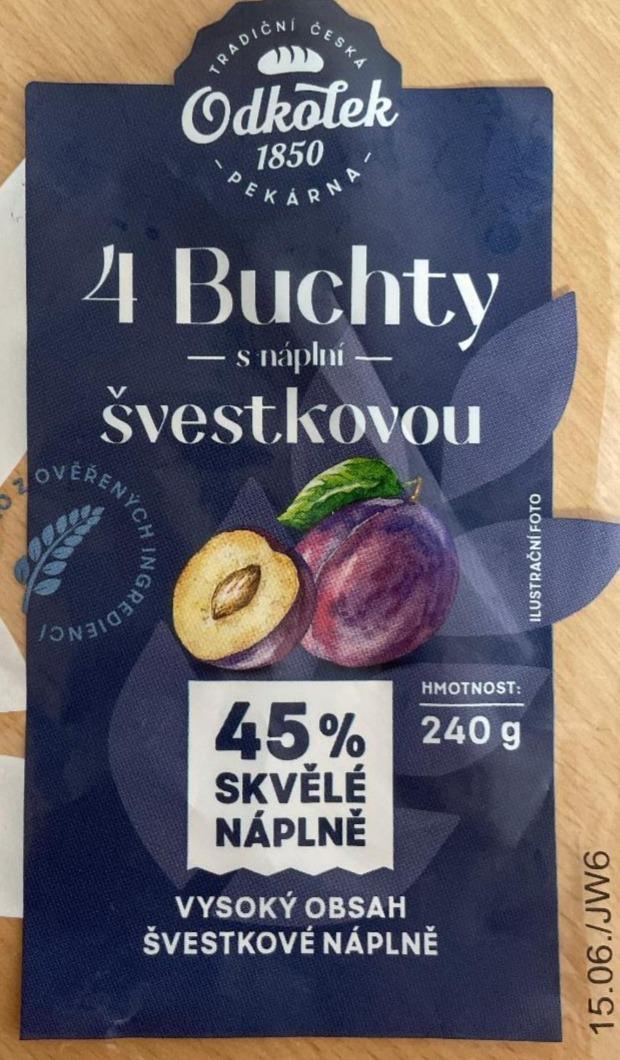 Fotografie - 4 buchty s náplní švestkovou 45% skvělé náplně Odkolek