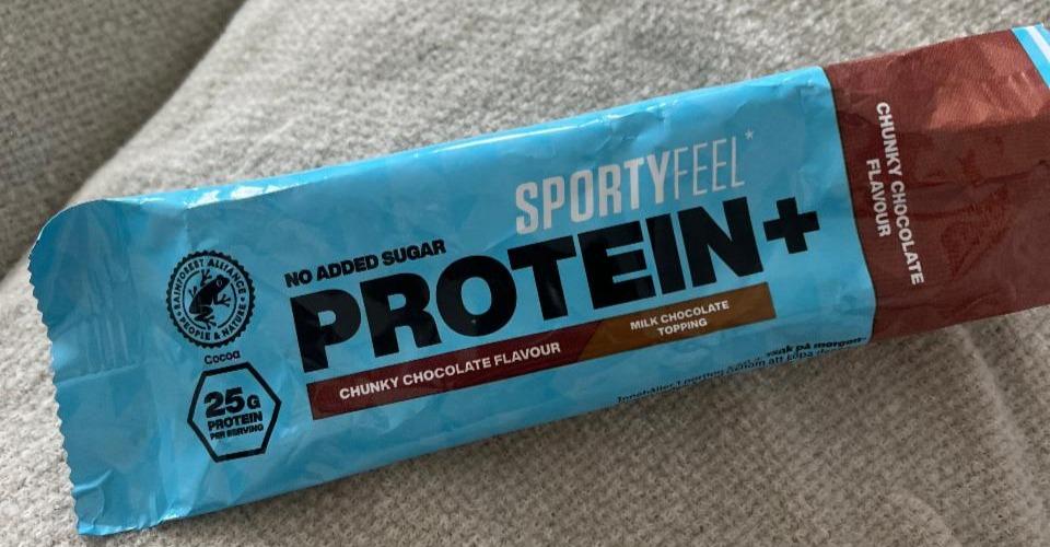 Fotografie - Protein+ chunky chocolate flavour Sportyfeel