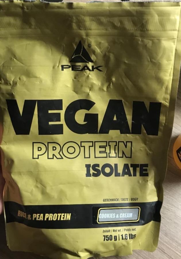 Fotografie - Vegan Protein Isolate rice & pea protein Cookies & Cream