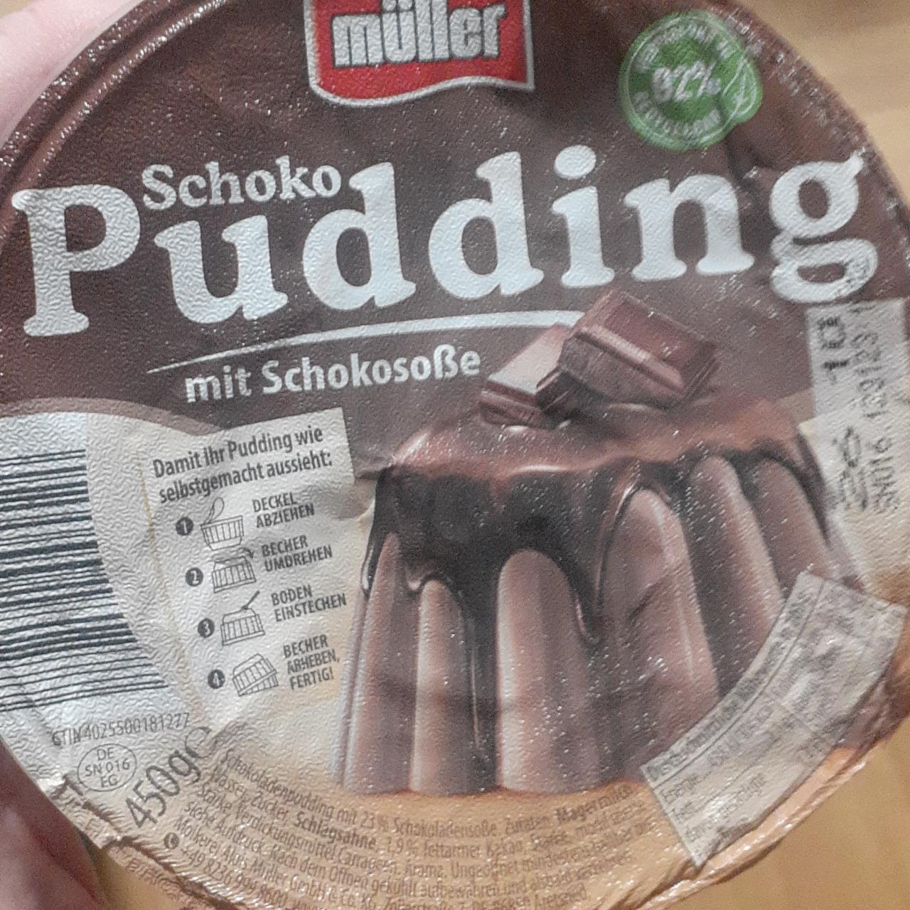 Fotografie - Schoko Pudding mit Schokosoße Müller