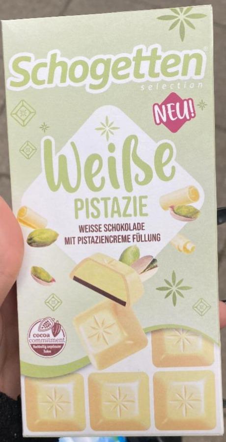 Fotografie - Weiße pistazie Schogetten