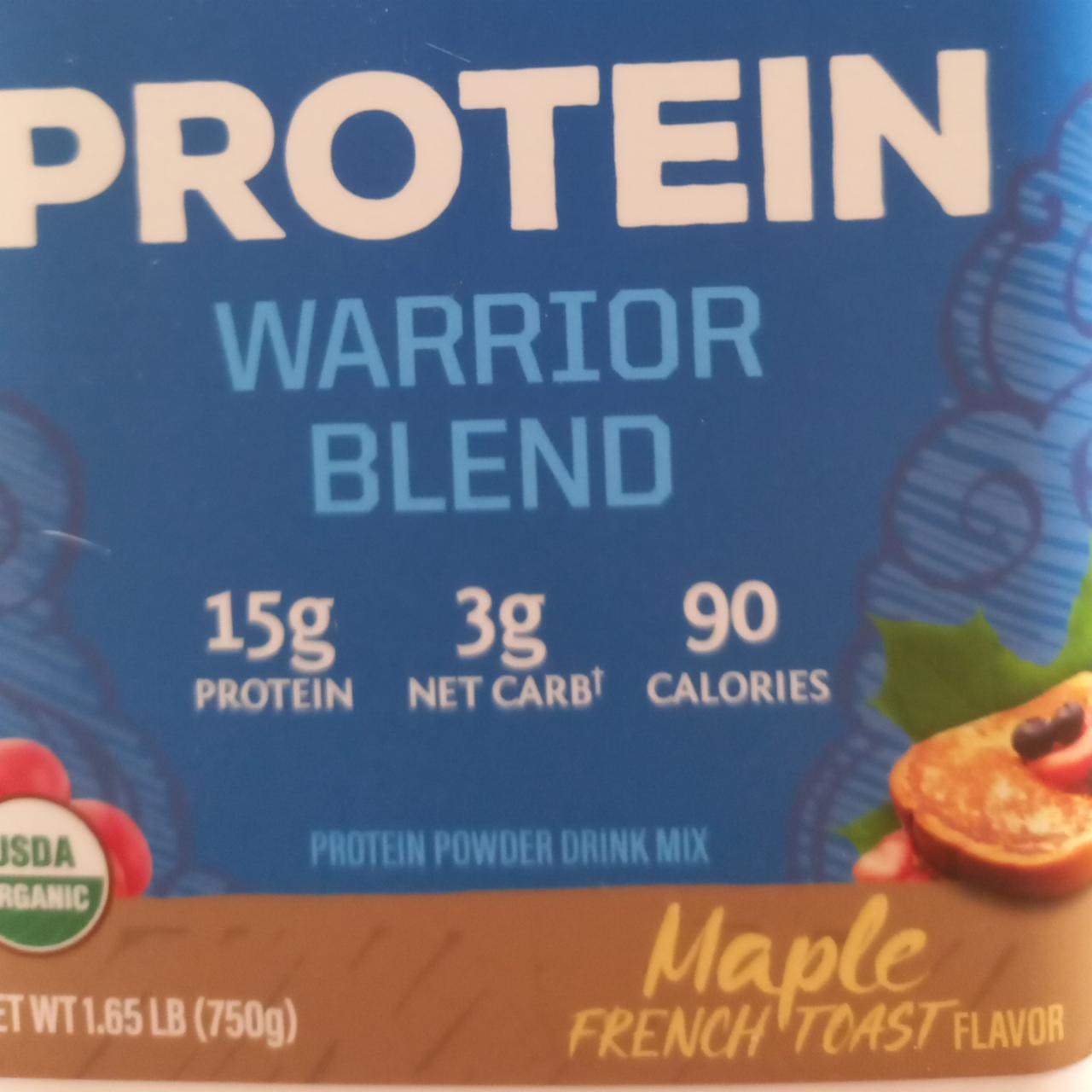 Fotografie - Protein warrior blend maple french toast Sunwarrior