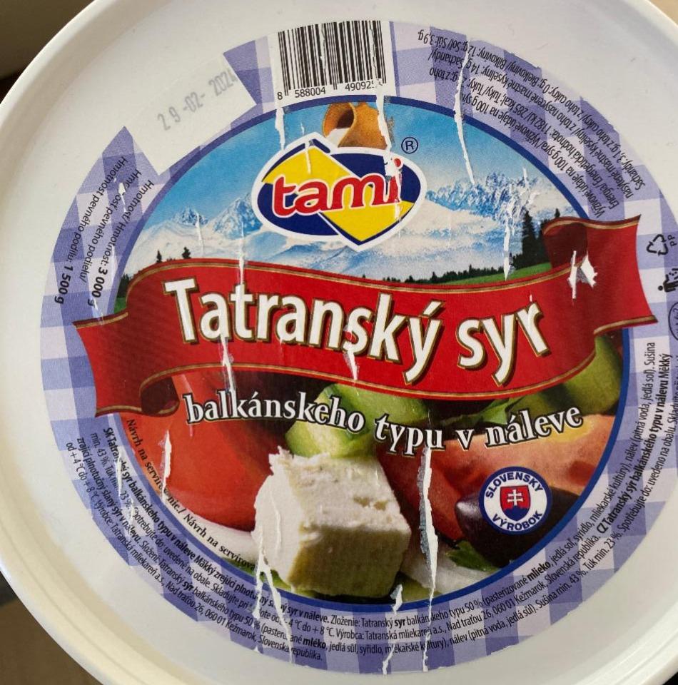Fotografie - Tatranský sýr balkánského typu v nálevu tami