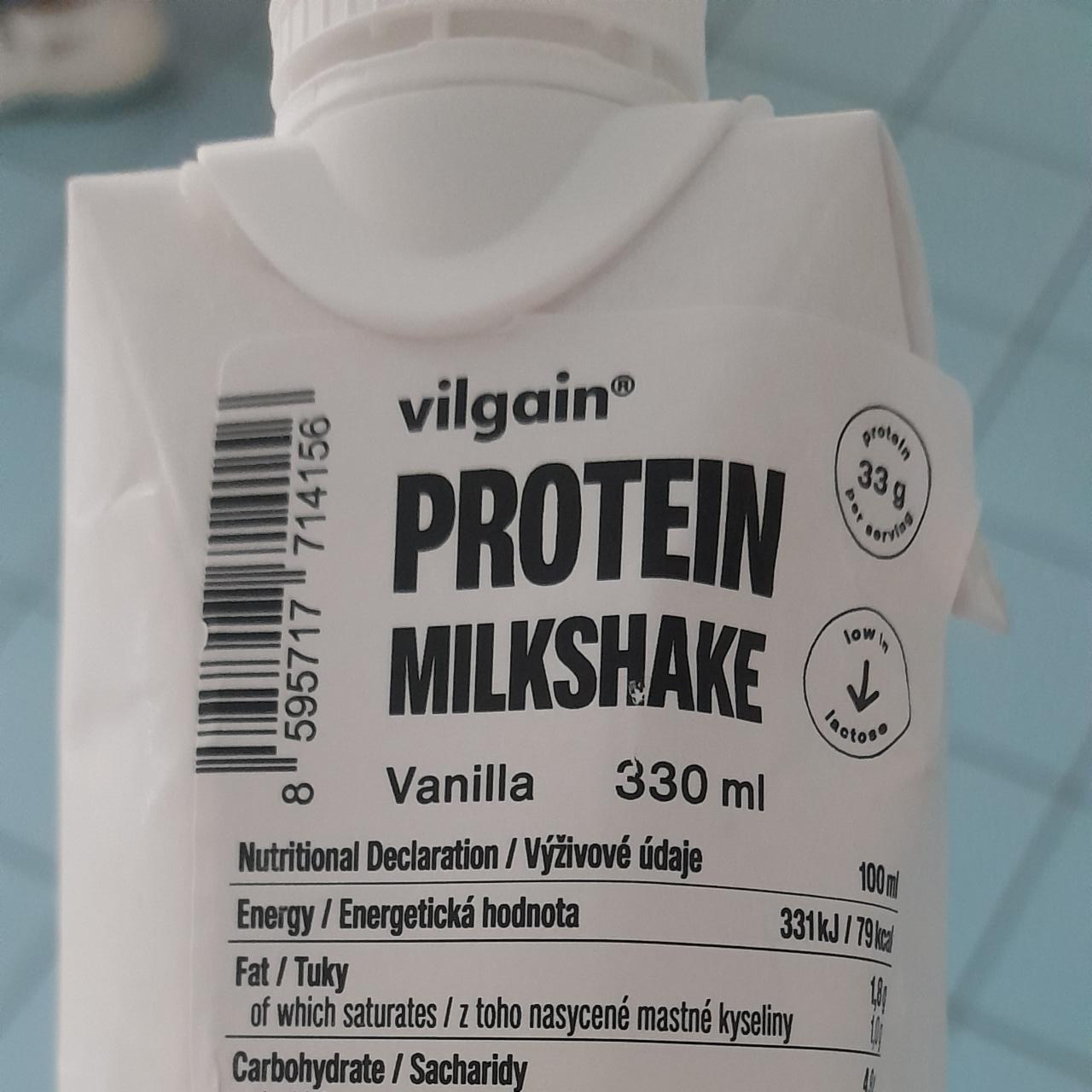 Fotografie - Protein milkshake vanilla Vilgain